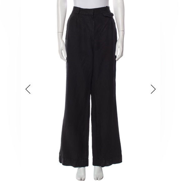 Margaret Howell Pants - Margaret Howell Linen Wide-Leg Pants
